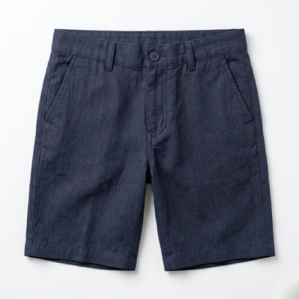 Everyday Linen Blend Shorts Blue